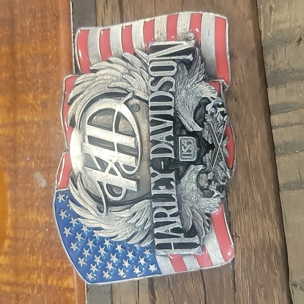 Vintage Harley Davidson 1989 Belt Buckle